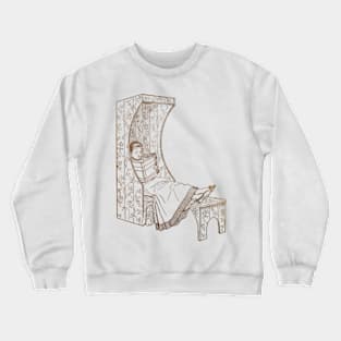 Reading Nook in Vintage Crewneck Sweatshirt